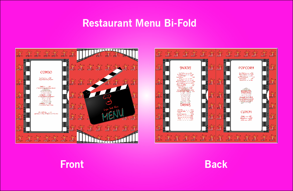 Restaurant Menu Bi-Fold - S7