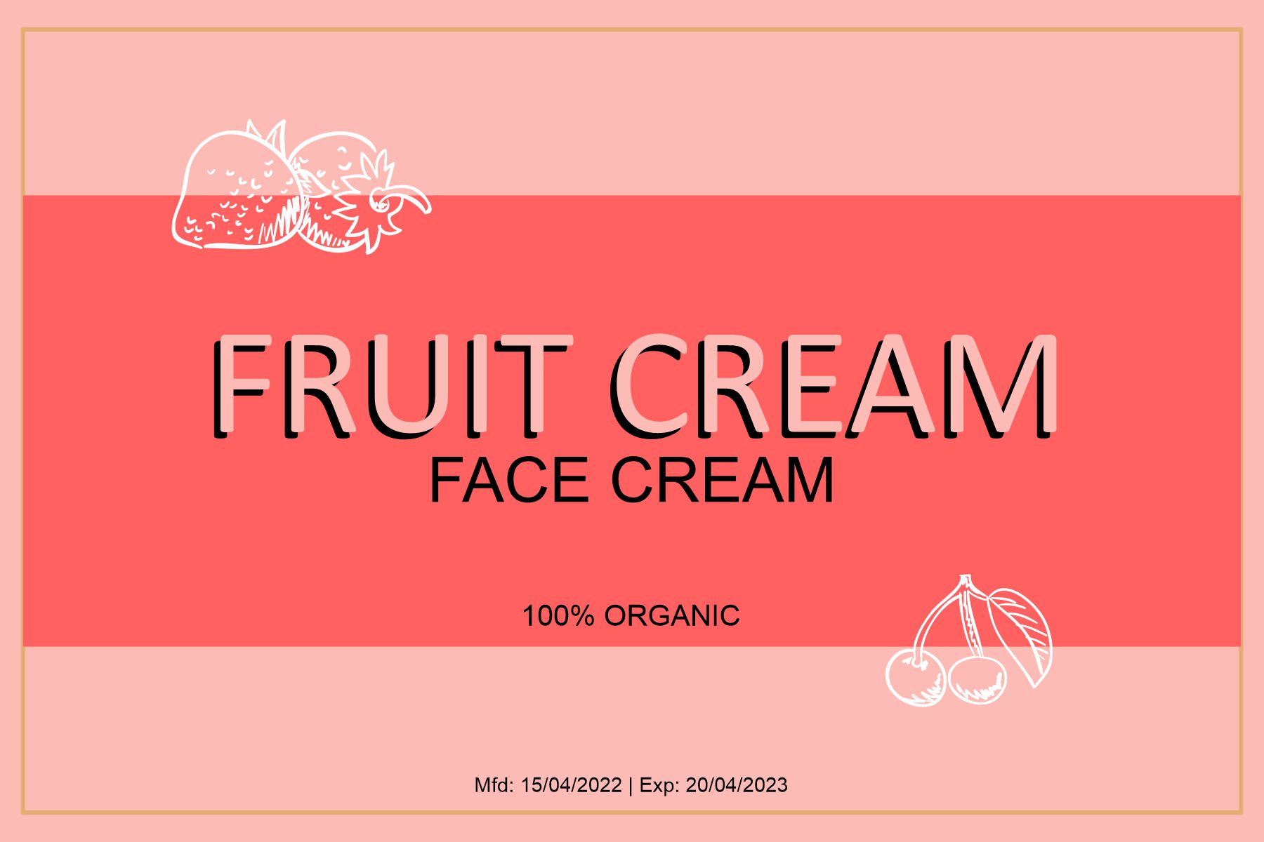 Face Cream Label3