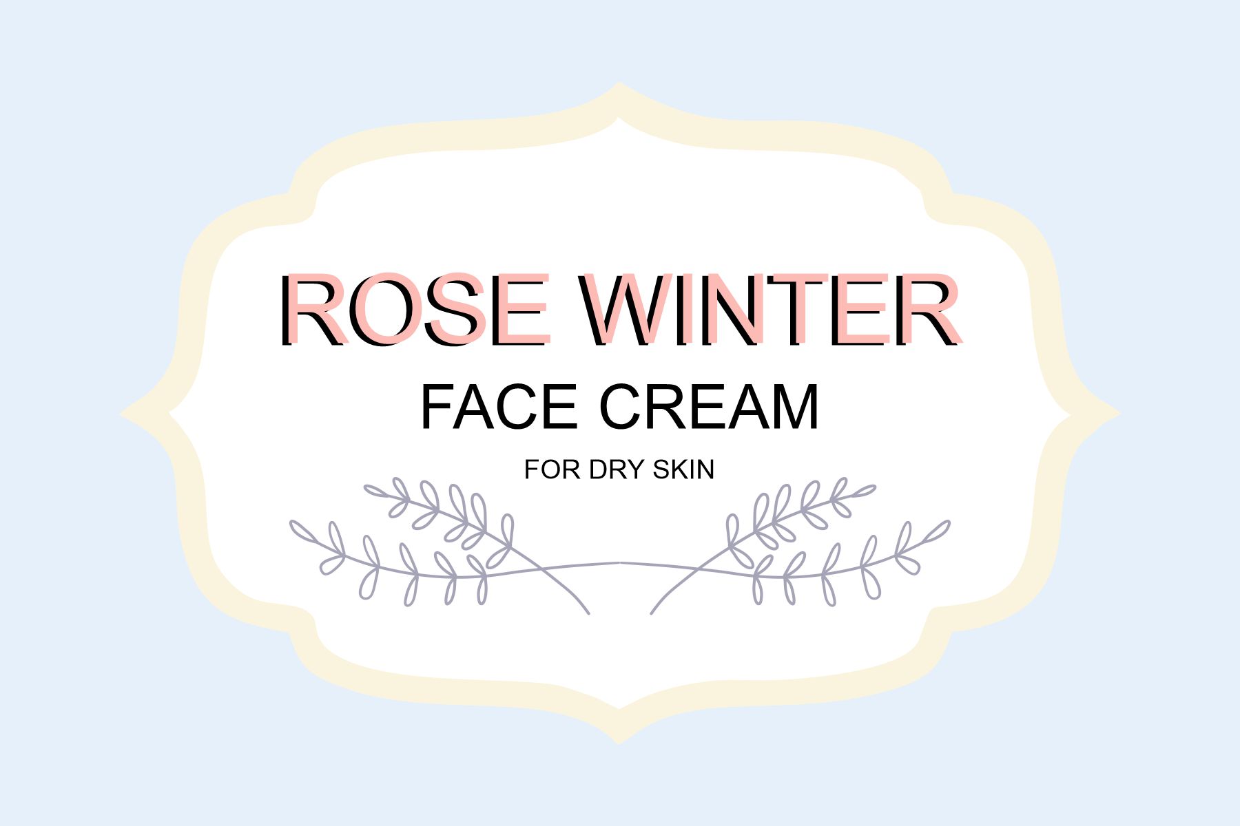 Face Cream Label4