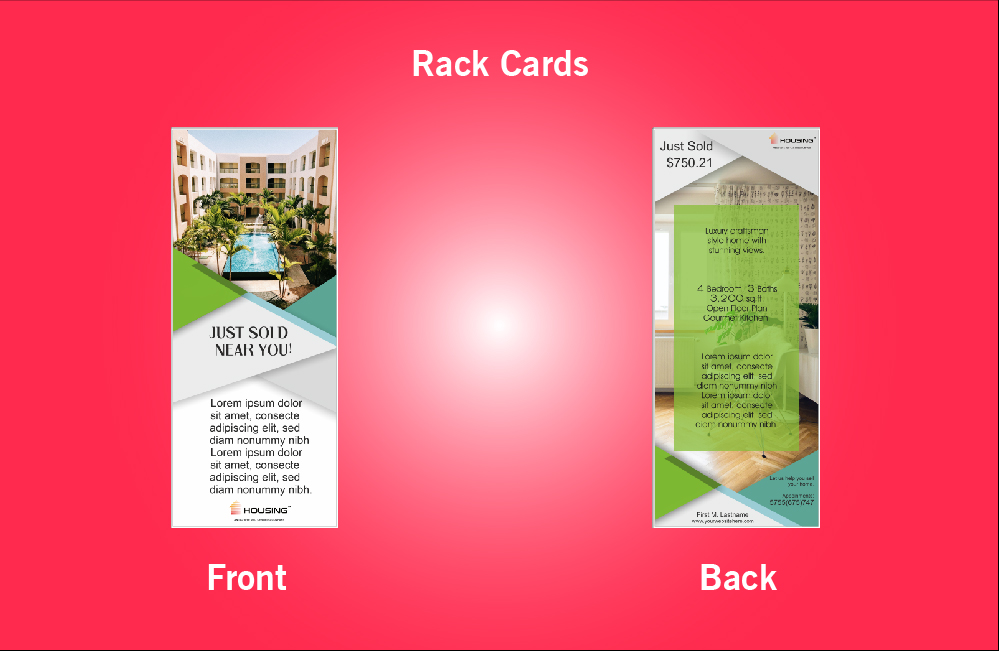Realestate Rack Card - 5 (3.5x8.5)