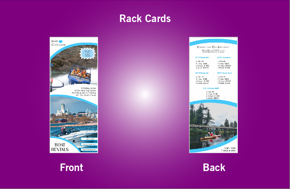 Boat Company Rackcard - 7 (3.5x8.5)