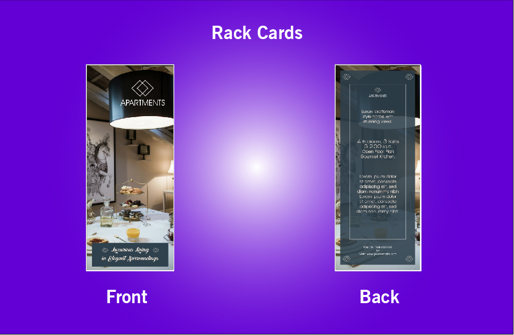 Apartments Rack Card - 12 (3.5x8.5)