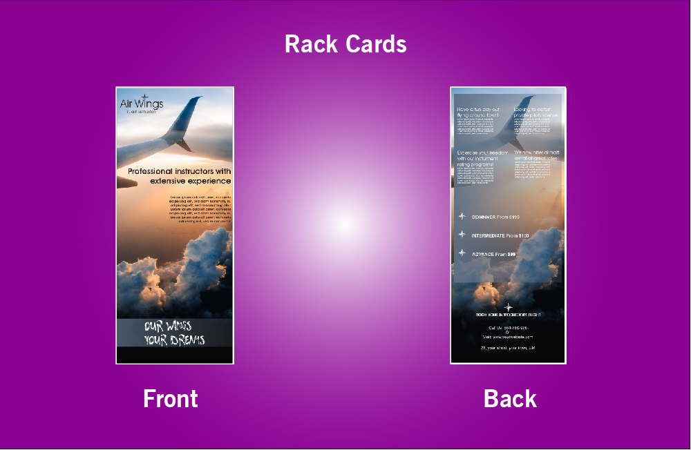 Air Wings Rack Card - 13 (3.5x8.5)