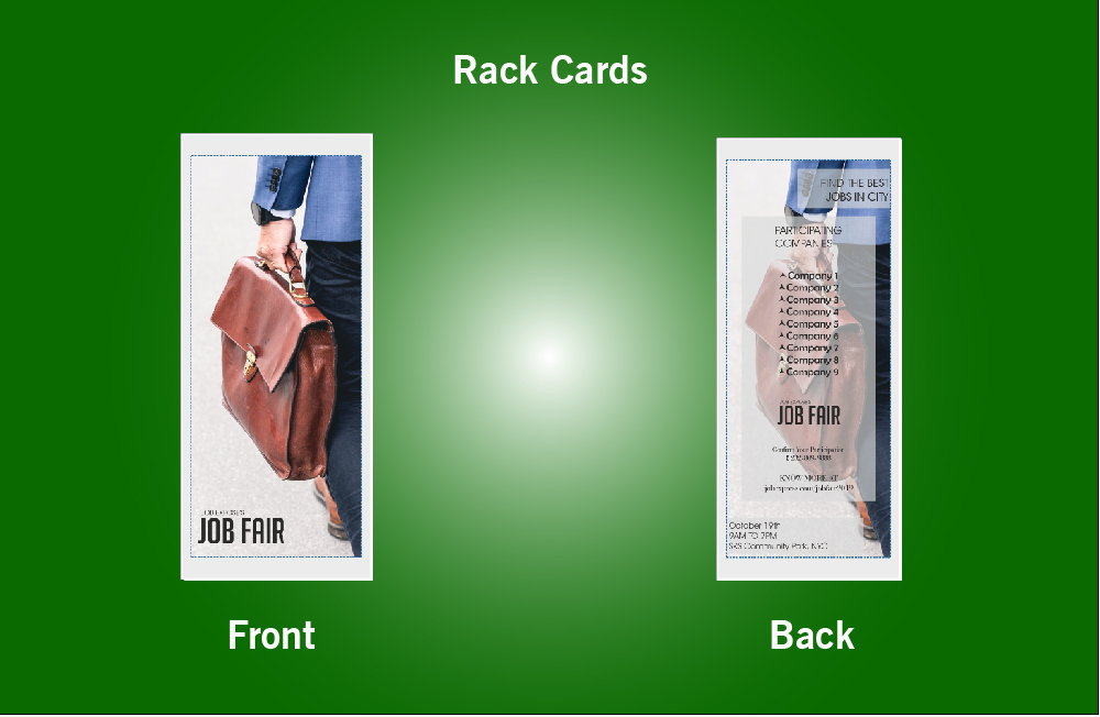 Job Fair Rack Card - 24 (3.5x8.5)