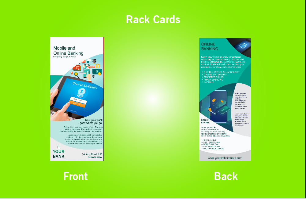 Mobile And Online Banking Rack Card - 29 (4x9)