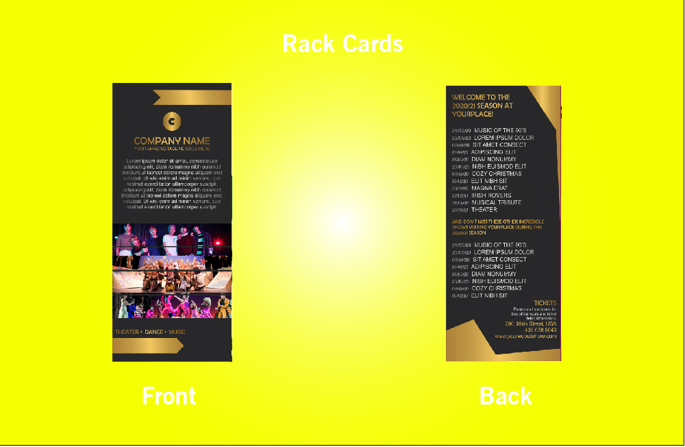 Music Rack Card - 34 (4x9)