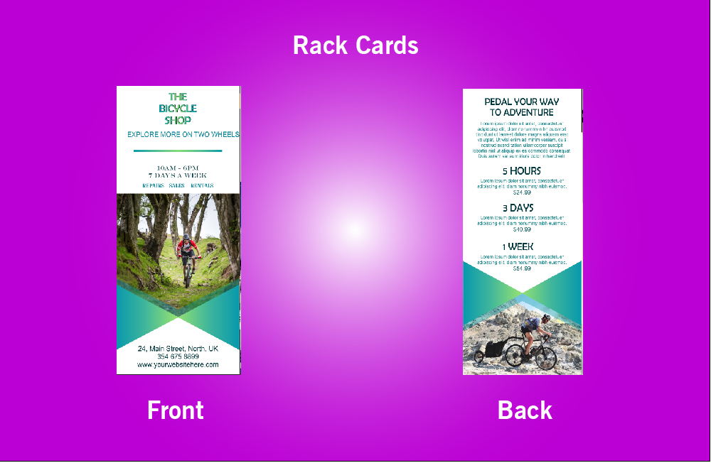 The Bicycle Shop Rack Card - 37 (4x9)