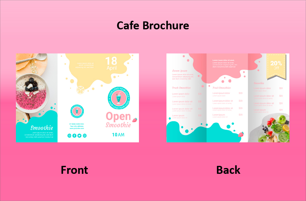 Opening Cafe Brochure