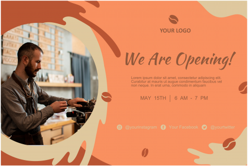 Opening Restaurant Banner