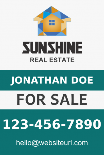 Real Estate Sign 9 ( 12x18 )