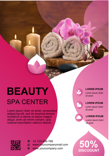 Spa And Saloon FLyer