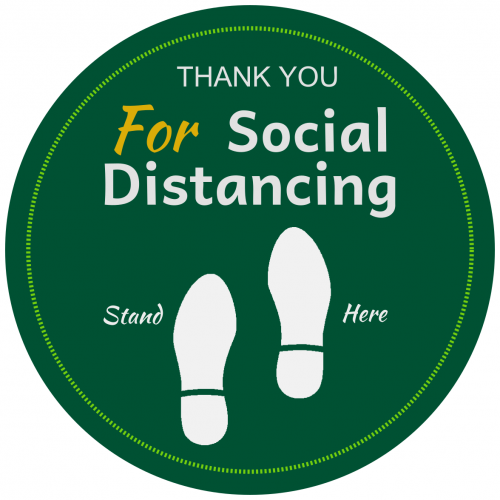 Corona Floor Sign 2 (12x12)