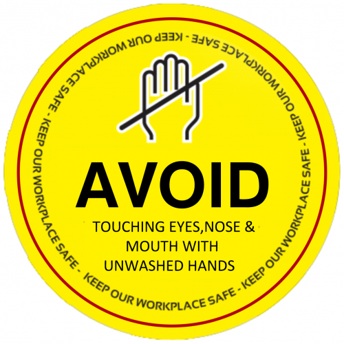 Corona Floor Sign 4 (12x12)