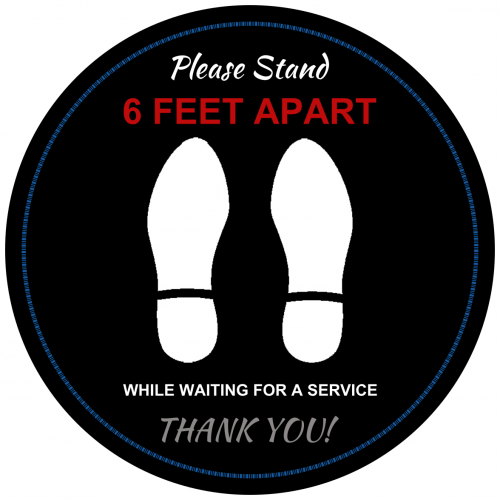 Corona Floor Sign 7 (12x12)