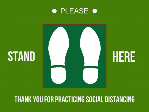 Corona Floor Sign 6 (24x18)