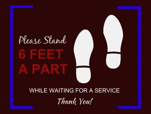 Corona Floor Sign 7 (24x18)