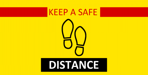 Corona Floor Sign 1 (24x12)