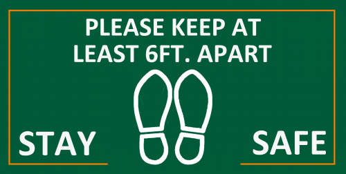 Corona Floor Sign 3 (24x12)