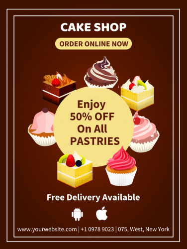 Cake & Pastries Poster - 41 (18x24)