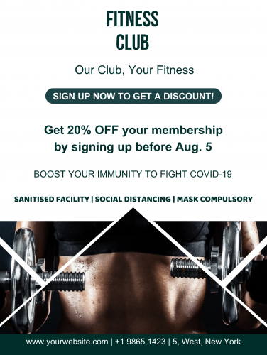 Fitness Club Poster - 47 (18x24)
