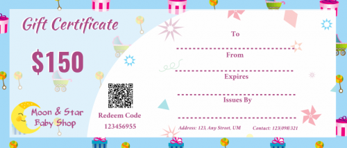 Moon & Star Baby Shop Gift Certificate