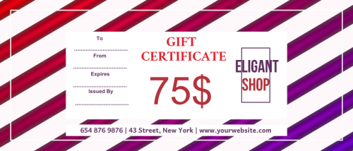 Eligant Shop Gift Certificate