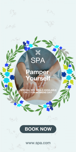 Spa Pamper Your Self (600x1200)