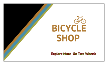 Bicycle Shop Business Card