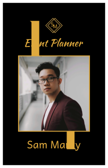 Event Planner I'd Card