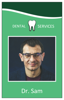 Dental Service I'd Card  