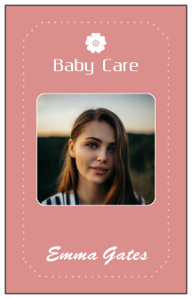 Baby Care I'd Card   