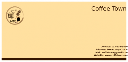 Coffee Town Envelope