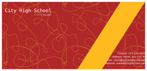 City High School Envelope