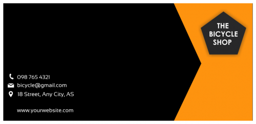 The Bicycle Shop Envelope    