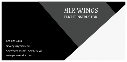 Air Wings Envelope   