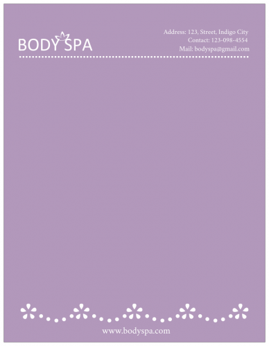Body Spa Letterhead   