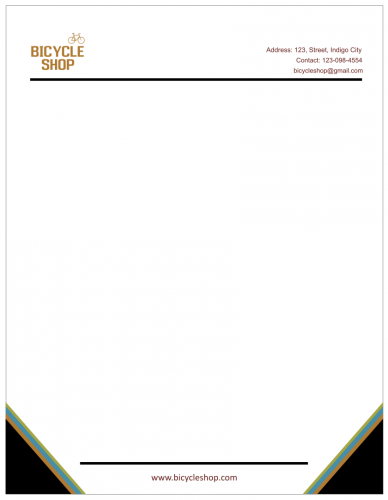 Bicycle Letterhead     