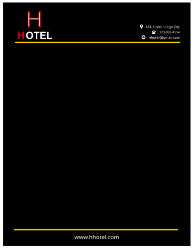 Hotel Letterhead      