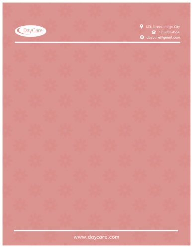 Day Care Letterhead       