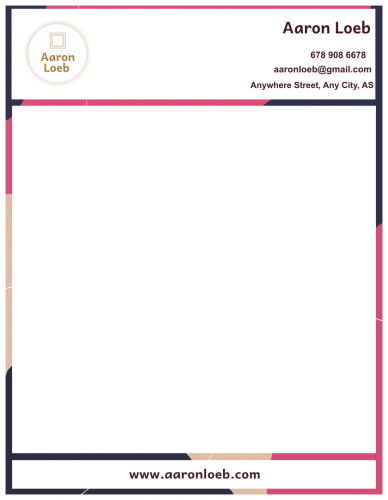 Aaron Loeb Letterhead   