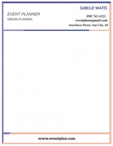 Event Letterhead   