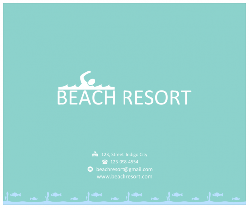 Beach Resort Mousepad  