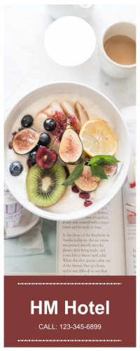 HM Hotel Door Hanger