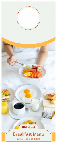 HM Breakfast Menu Door Hanger 