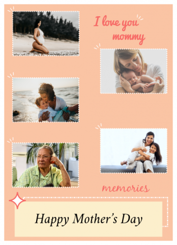 Happy Mother's Day Photo Collage (5x7)