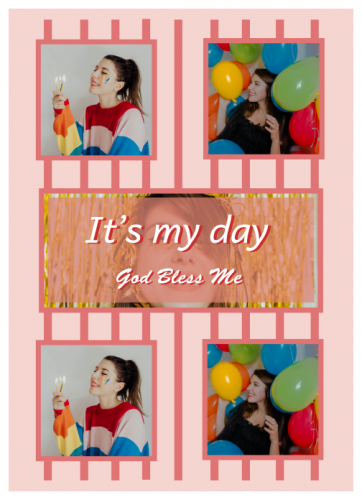 It's My Day Photo Collage (5x7)