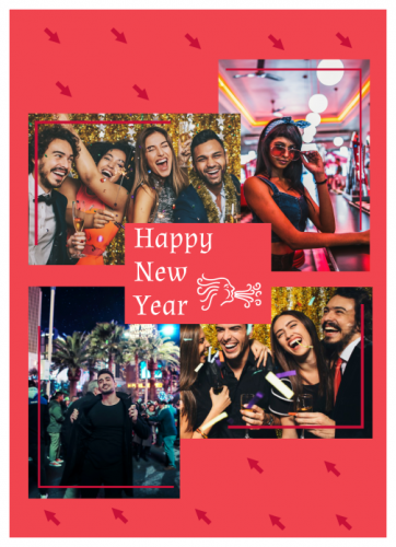 Happy New Year Photo Collage (5x7)    