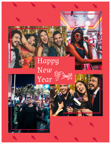 Happy New Year Photo Collage (8.5x11)    