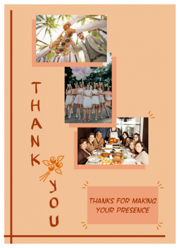 Thank You Photo Collage (5x7)   