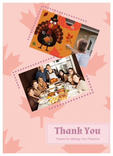 Thanks For Making Presence Photo Collage (5x7) 